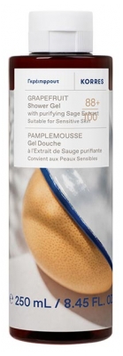 Korres Gel Douche Pamplemousse à l'Extrait de Sauge Purifiante 250 ml