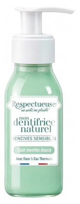 Respectueuse Mon Dentifrice Naturel Gencives Sensibles Goût Menthe Douce Bio 80 ml