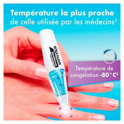 Excilor ZéroVerrue Freeze Excel Traitement des Verrues par Cryothérapie 21 ml
