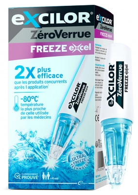 Excilor ZéroVerrue Freeze Excel Traitement des Verrues par Cryothérapie 21 ml