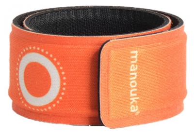 Manouka Kameleo Bracelet Anti-Moustiques + Recharge 6 ml - Modèle : Orange