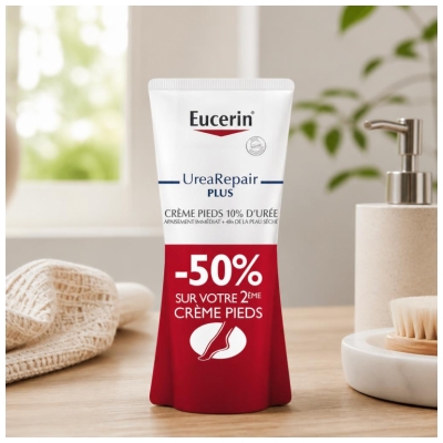 Eucerin Urearepair Plus Crème Pieds 10% Urée Lot de 2 X 100 ml
