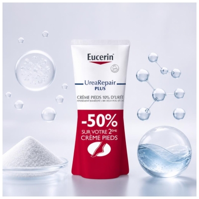 Eucerin Urearepair Plus Crème Pieds 10% Urée Lot de 2 X 100 ml