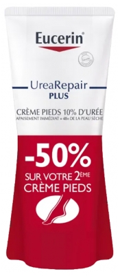 Eucerin Urearepair Plus Crème Pieds 10% Urée Lot de 2 X 100 ml