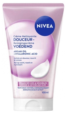 Nivea Crème Nettoyante Douceur Peaux Sèches et Sensibles 150 ml