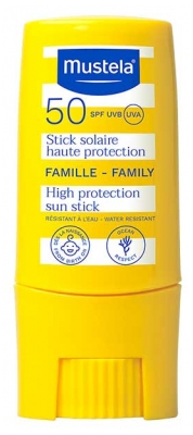 Mustela Stick Solaire Haute Protection Spf50 Famille 9 ml