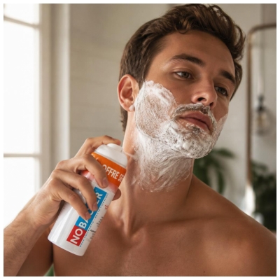 Mousse à raser Vichy Homme SensiBaume Lot de 2 x 200 ml