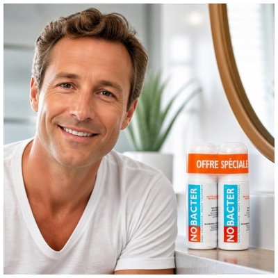 Mousse à raser Vichy Homme SensiBaume Lot de 2 x 200 ml