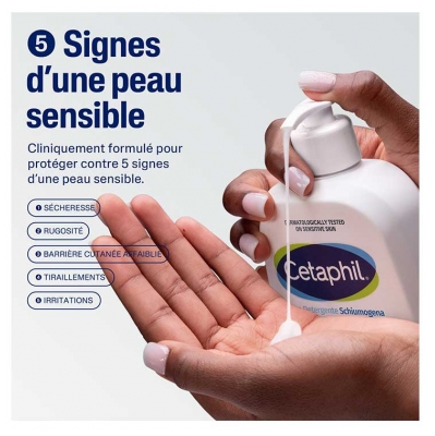 Cetaphil Crème Lavante Moussante Hydratante Toutes Peaux 236 ml