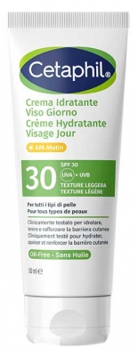 Cetaphil Crème Hydratante Visage Jour SPF 30 - Tube 50 ml