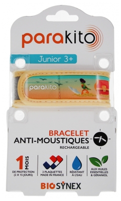 Parakito Bracelet Anti-Moustiques Rechargeable Junior 3+ - Modèle : Pirates