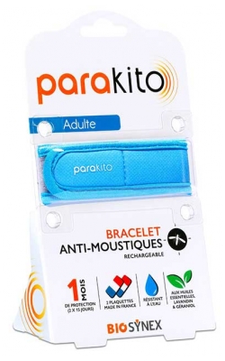 Parakito Anti-Moustiques Bracelet Rechargeable Adulte