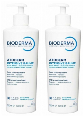 Soin hydratant apaisant pour peau sèche et irritée - Lot de 2 x 500 ml