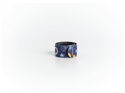 Manouka Bracelet Junior Anti-Moustiques + Recharge 6 ml - Modèle : Espace