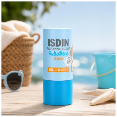 Isdin Fotoprotector Pediatrics Invisible Stick Protection Solaire Zones Sensibles SPF50 20 g