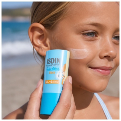 Isdin Fotoprotector Pediatrics Invisible Stick Protection Solaire Zones Sensibles SPF50 20 g