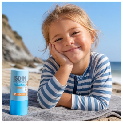 Isdin Fotoprotector Pediatrics Invisible Stick Protection Solaire Zones Sensibles SPF50 20 g