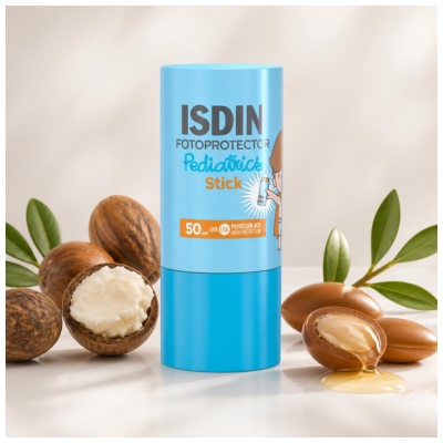 Isdin Fotoprotector Pediatrics Invisible Stick Protection Solaire Zones Sensibles SPF50 20 g