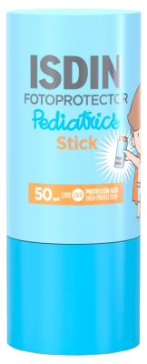 Isdin Fotoprotector Pediatrics Invisible Stick Protection Solaire Zones Sensibles SPF50 20 g