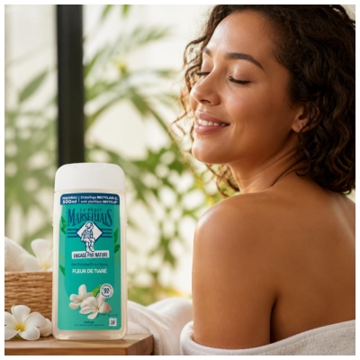 Le Petit Marseillais Gel Douche Hydratant Extra Doux Fleur de Tiaré 300 ml