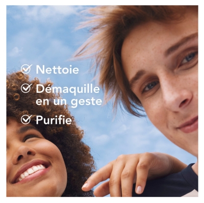 Bioderma Sébium H2O Eau Micellaire Purifiante Peaux Mixtes à Grasses Lot de 2 x 500 ml