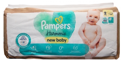 Pampers New Baby Harmonie T2 50 Couches 4-8 kg