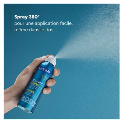 Ducray Keracnyl Spray Corps Asséchant Anti-Boutons Dos Bustes et Épaules 150 ml
