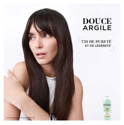 Dessange Douce Argile Shampoing Régulateur Pointes Sèches Racines Grasses 280 ml