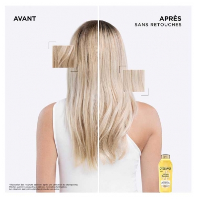 Dessange Mèches Lumières Shampoing Raviveur d'Éclat Cheveux Balayés ou Méchés 280 ml