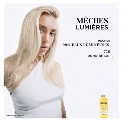 Dessange Mèches Lumières Shampoing Raviveur d'Éclat Cheveux Balayés ou Méchés 280 ml