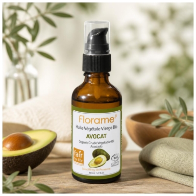 Florame Huile Végétale Vierge d'Avocat Bio 50 ml