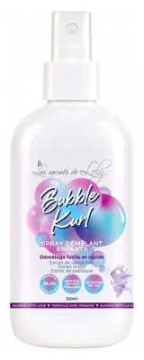 Les Secrets de Loly Bubble Kurl Spray Démêlant Enfant Facile et Rapide 250 ml