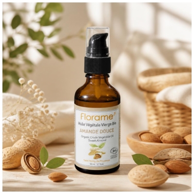 Florame Huile Végétale Vierge d'Amande Douce Bio 50 ml