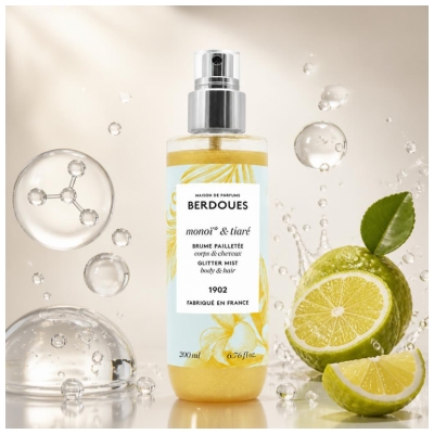 Berdoues Brume Pailleté Corps et Cheveux Monoï & Tiaré 200 ml