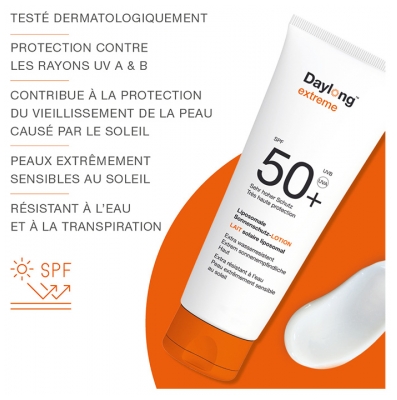 Daylong Instant Protect & Ultra Care Peaux Normales à Sèches Lotion Hydratante SPF50+ 50 ml 