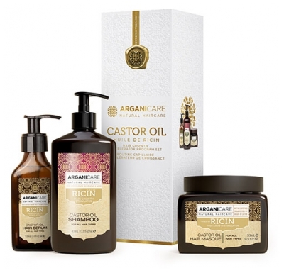Arganicare Coffret Trio Accélérateur de Croissance Ricin