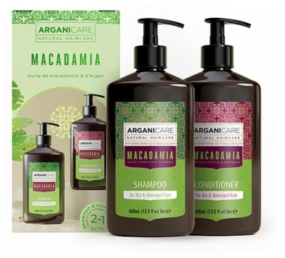 Arganicare Coffret Duo Hydratant Réparateur Macadamia