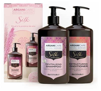 Arganicare Coffret Duo Lissant & Brillance Protéine de Soie