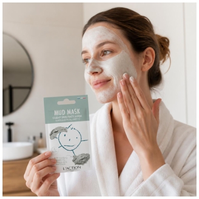 L'Action Paris Mud Masque Masque Peau Nette 15 g
