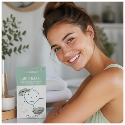 L'Action Paris Mud Masque Masque Peau Nette 15 g