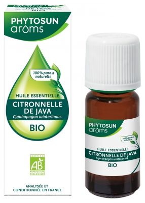 Phytosun Arôms Citronnelle de Java / Cymbopogon Winterianus Bio 10 ml