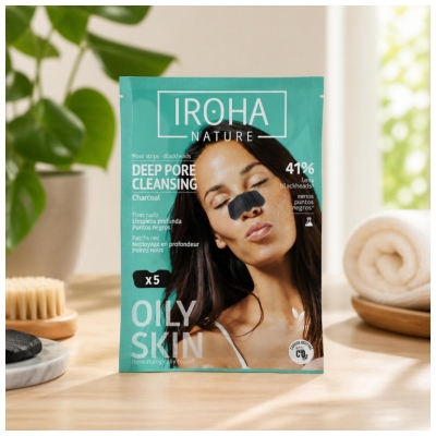 Iroha Nature Charbon Patchs Nez X 5