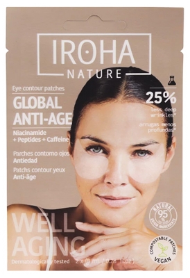 Iroha Nature Global Eye Care Anti-Age 2 Patchs Yeux