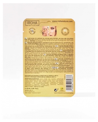 Iroha Nature Golden Youth Anti-Âge et Raffermissant 2 Patchs Yeux