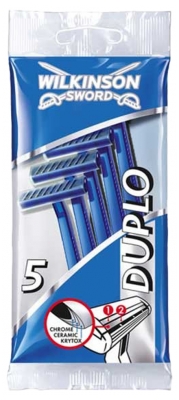 Wilkinson Rasoir Homme Jetable 2 Lames Duplo X 5