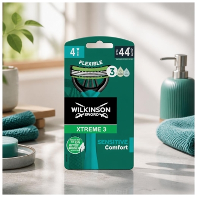 Wilkinson Xtreme 3 Sensitive Comfort 4 Rasoirs Jetables