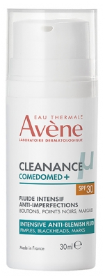 Avène Cleanance Comedomed+ Fluide Intensif Anti-Imperfections Peaux à Tendance Acnéique SPF30 30 ml
