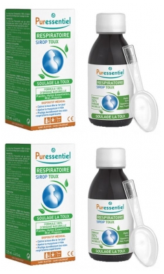 Puressentiel Respiratoire Sirop Toux Lot de 2 x 125 ml
