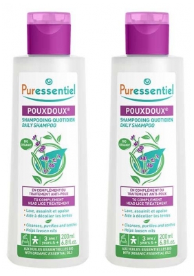 Shampoing Quotidien Bio aux Huiles Essentielles - Lot de 2 x 200 ml