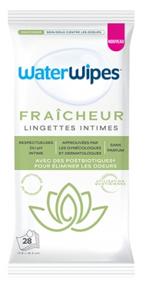 Waterwipes 28 Lingettes Intimes Fraîcheur